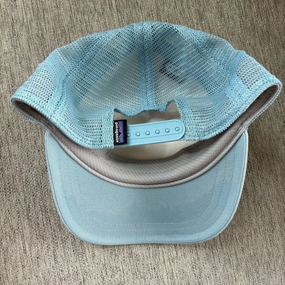 Patagonia Pataloha Haleiwa, Hawaii Light Blue Trucker Cap - Picture 2 of 5